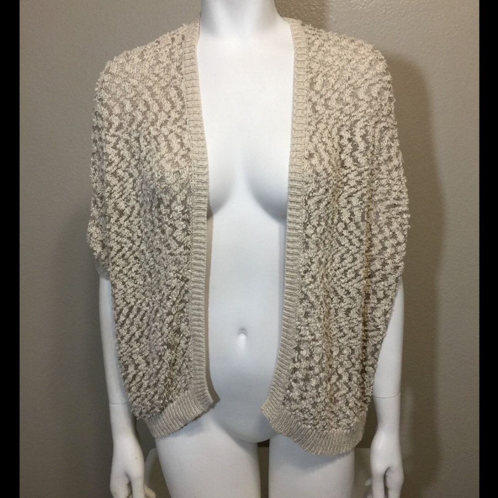 STARING AT STARS XS Khaki See-through Cardigan